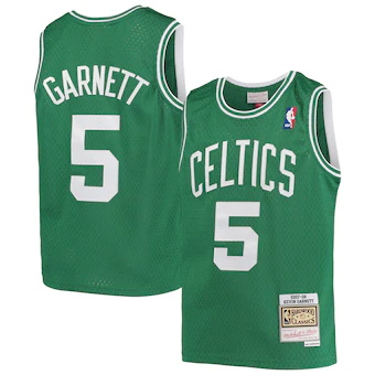 youth mitchell and ness kevin garnett kelly green boston ce-491